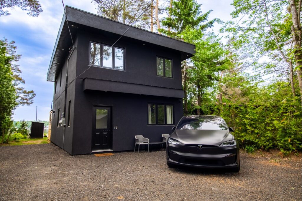 custom home - black - car