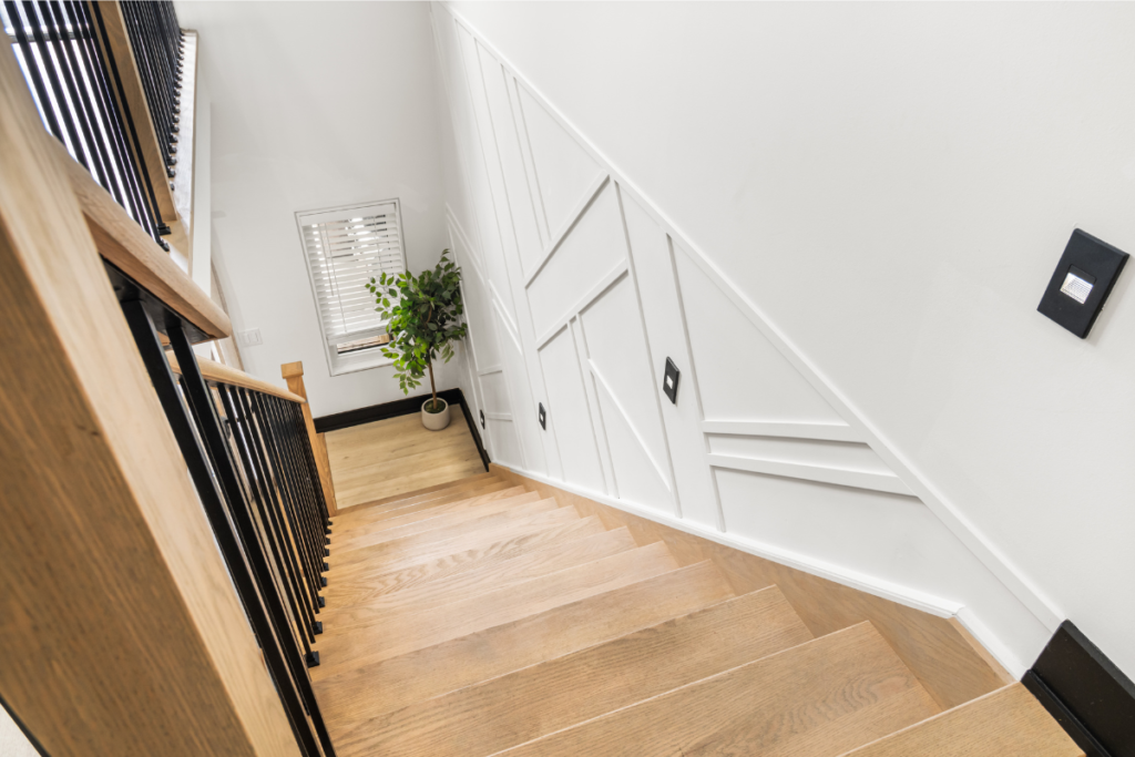 stair case aerial view